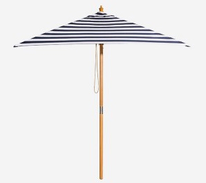 UMBRELLA BLUE:WHITE STRIPE