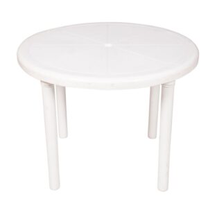 WHITE BISTRO ROUND TABLE